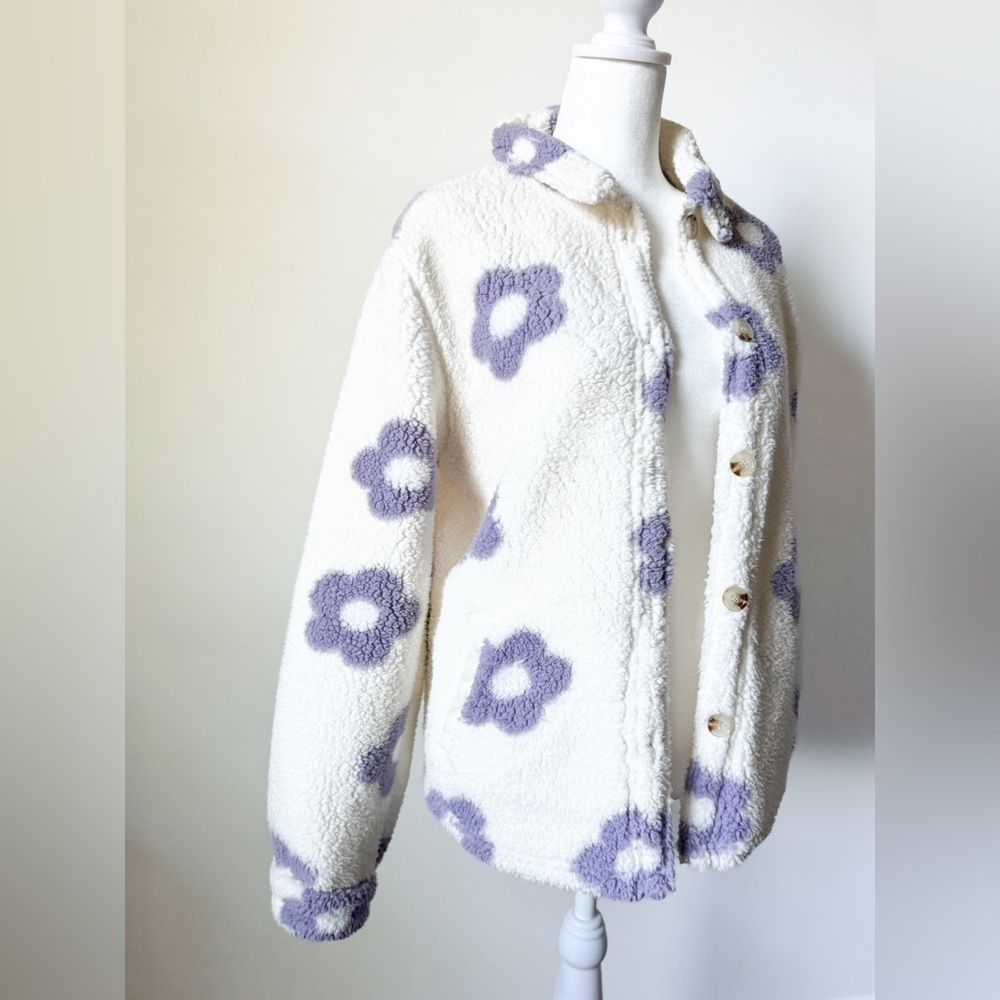 PacSun fleece floral jacket - Picture 4 of 12
